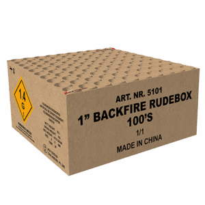 1“ Backfire Rudebox 100 shots